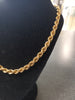 9ct Gold Rope Chain 23" 11.6g