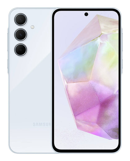 Samsung Galaxy A35, 5G, 128GB, Unlocked, Ice Blue