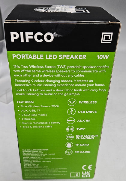 Pifco BT speaker 10W