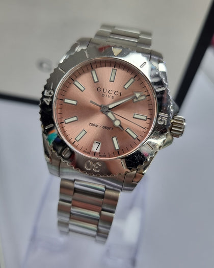 Gucci Dive Ladies Watch Pink
