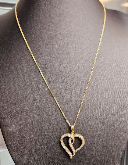 9CT GOLD NECKLACE 18