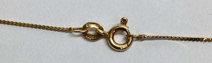 18ct yellow gold necklace 24