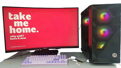 Custom PC RTX 4060 16GB RAM 1TB SSD RYZEN 5- 5500 Processor (Complete Set-up) Boxed
