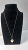 14CT Yellow Gold (585) Thin Chain Necklace With Opening Heart Locket Pendant - 18" Long - 3.00 Grams