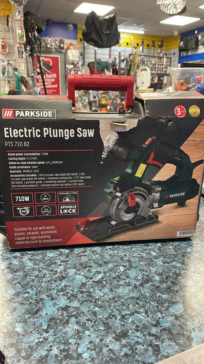 Electric plunge saw