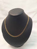 9ct Yellow Gold Double Link Chain Necklace - 16" Long - 4.60 Grams
