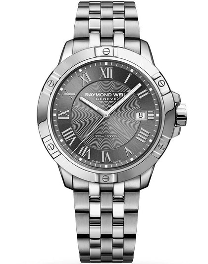 Raymond Weil Gents Tango Grey Dial Quartz Watch 8160-St-00608