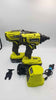 Ryobi R18PD3 & R18ID2 18v Percussion Drill & Impact Driver Set WITH 2 BATTERIES