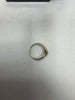 9ct Gold Ladies Ring, CZ Stone ( Size N ) 2.7g - ** Hallmarked **
