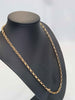 9ct Yellow Gold Belcher Chain Necklace ~ 4mm Wide - 20" Long - 14.44 Grams