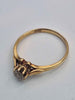 18ct Yellow Gold Ring With CZ Stone - 2.84 Grams - Size Q