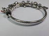 PANDORA 925 SILVER PANDORA CHARM BANGLE WITH CHARMS PRESTON STORE