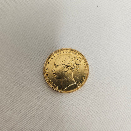 1871 Queen Victoria Gold Full Sovereign