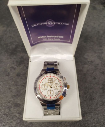 The Bradford Exchange 'Spirit of England' Gold-Plated Chronograph