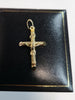 9ct Yellow Gold Crucifix - 1.96g - approx 1.2" - Hallmarked