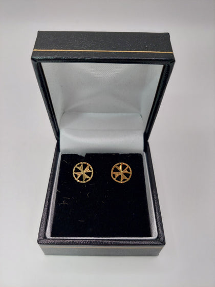 1.9G 9ct Gold Chain & Earring Set - 22