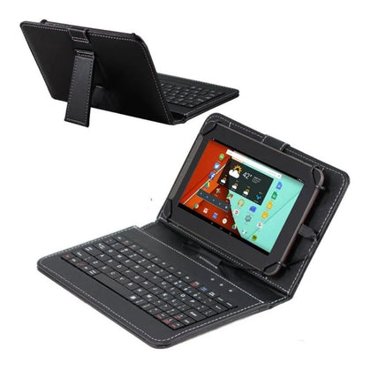 10/10.1 Inch Tablet Keyboard Case Cover Universal Keyboard Case with USB C External QWERTY Keyboard For 9