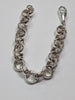 Silver Patterned Belcher Bracelet