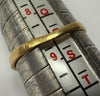 18ct gold greek key ring size R