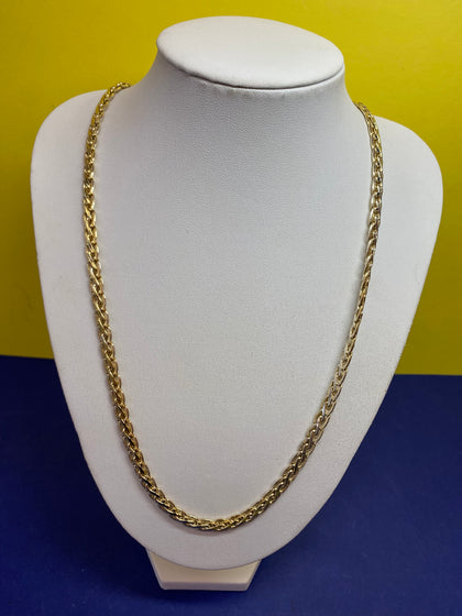 Silver 925 Gold Coloured Chain 25