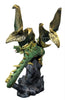 Majestic Green Emerald Dragon Pearched On Rocks *COLLECTION ONLY* !!BRAND NEW!!