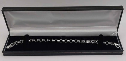 *BRAND NEW* 925 belcher style braclet 13.2g boxed 9