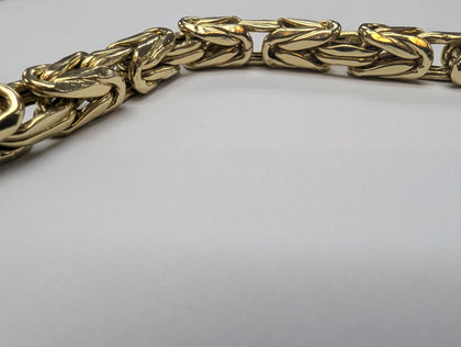 14CT GOLD BYZANTINE HEAVY CHAIN 70.57G PRESTON STORE