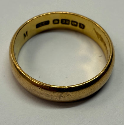 22ct gold wedding ring size L