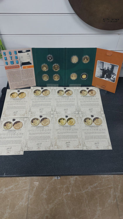 The Day the Country went Decimal 1971 The London Mint 8g 9ct coin included