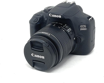 Canon EOS 2000D DSLR Camera and EF-S 18-55 mm f/3.5-5.6 IS III Lens - Black**Boxed**