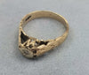 9ct Yellow Gold Diamond Ring Size K1/2