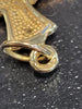 9ct Yellow & White Gold Cross - 1.76g - 1" - Hallmarked
