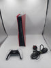 PlayStation 5 Slim Console 1TB with custom Red side plates and one controller