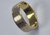 18ct White/Yellow Gold Ring size V1/2