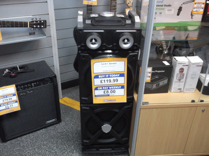 Tall BT Speaker with Disco Light