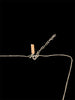 Fiorelli  Silver Pink Crystal Pendant & Chain.