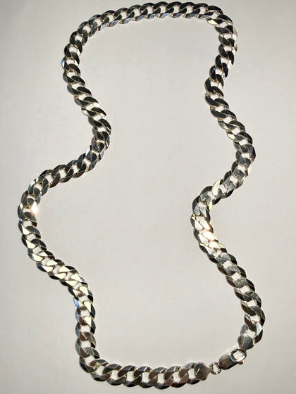 Brand New Heavy Silver Curb Chain