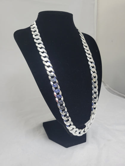 925 Sterling Silver Solid Chain, 146.6Grams, Hallmarked, Like New Condition, Never Worn or Used (SIZE: 28