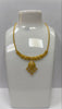 22ct Yellow Gold Fancy Necklace, 15" Long, 17.4g, - ** Hallmarked **