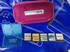 Nintendo 3DS Console, Coral Pink Unboxed + case + 4 games cart (Mario kart, Mario party, super mario, new super mario, 3ds zelda link b)