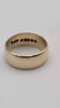 9ct Yellow Gold Men’s Thick Wedding Band Ring – Size Q – 6.21g – Heavyweight – Polished
