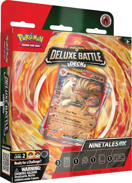 Official Pokémon TCG: Ninetales Ex Deluxe Battle Deck.