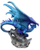 Large Blue Dragon Perched On Gem Stone !!NEW IN STORE!! **Collection only**