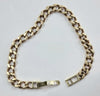 9ct Yellow Gold Cuban Bracelet 9"