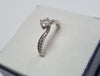 18ct White Gold Diamond Ring size L