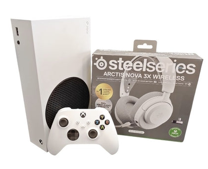 Microsoft XBox Series S 512GB Digital Console w/Steel Series Headset**Unboxed**