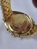 ASTON GERARD  BEAUTIFUL 18K GOLD PLATED DIAMOND MENS WATCH,