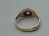 9ct Yellow Gold Cubic Zirconia Single Stone Ring - 3.27 Grams - Size M