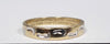 Beautiful 9CT Yellow Gold Band Ring With Footprint Design And Inscription - 2.05g - Size U - Hallmarked