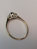 9CT GOLD DIAMOND  RING WITH BLACK STONE PRESTON STORE